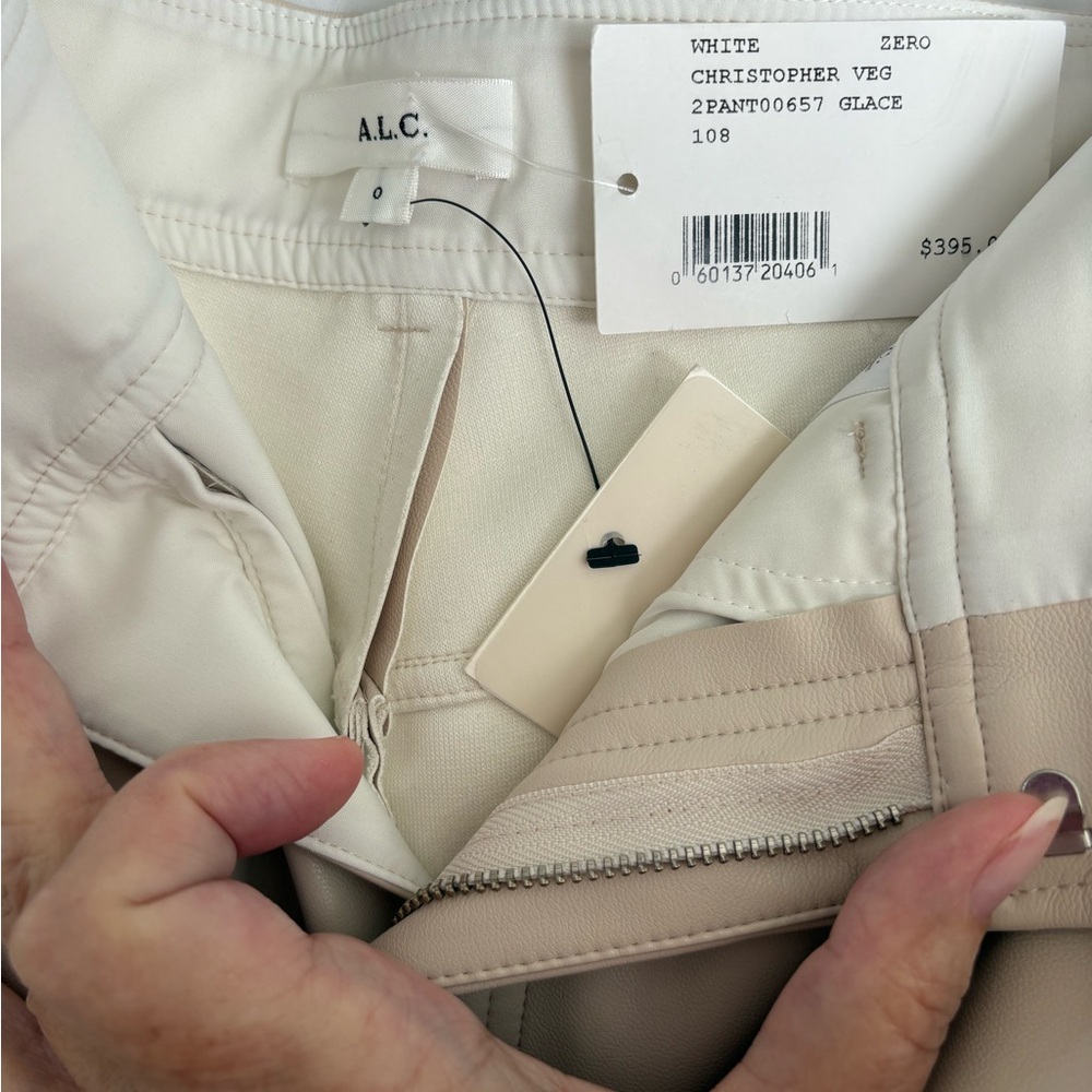 A.L.C. $395 faux leather pants size 0. NWT - Picture 15 of 16